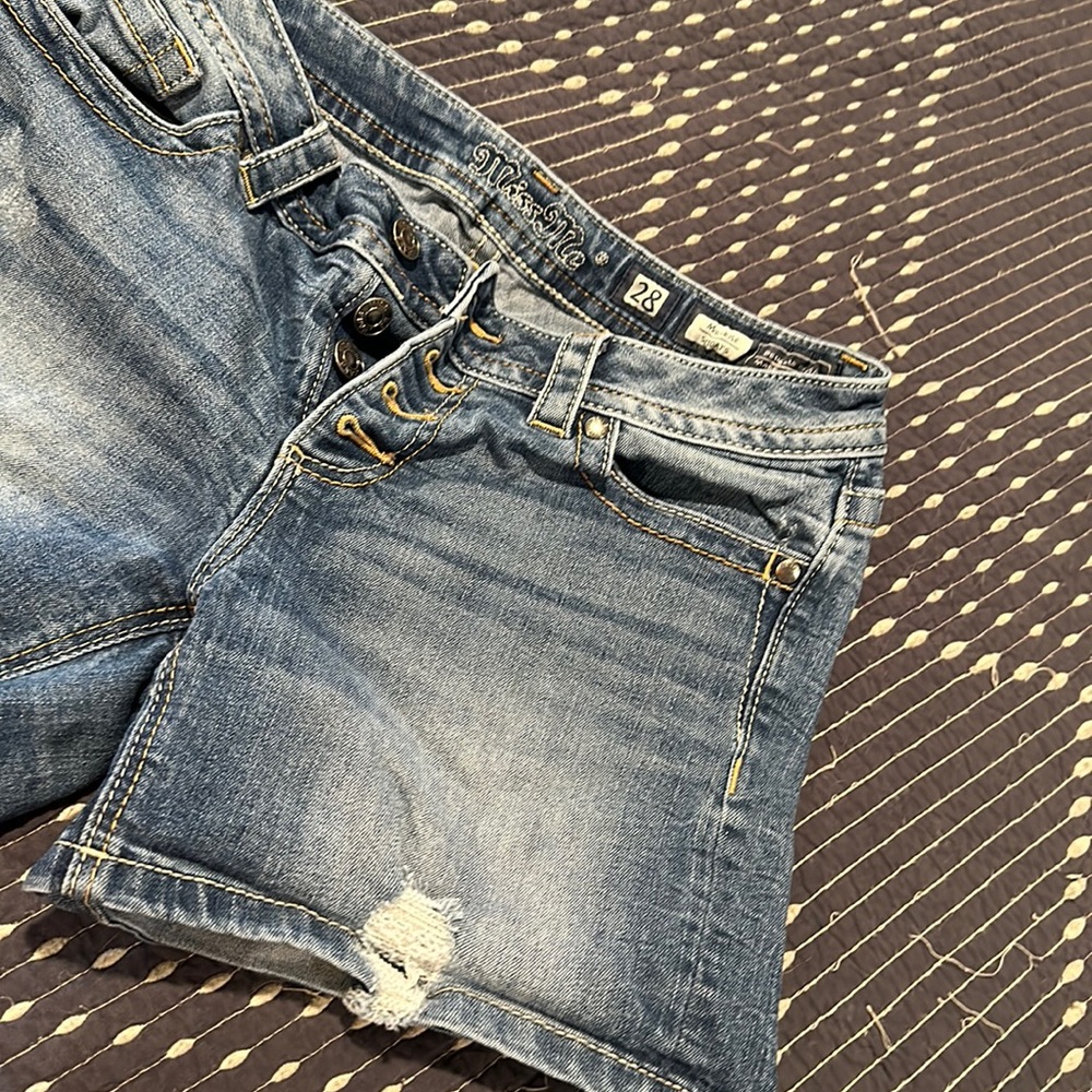 Miss me Washed Denim Shorts